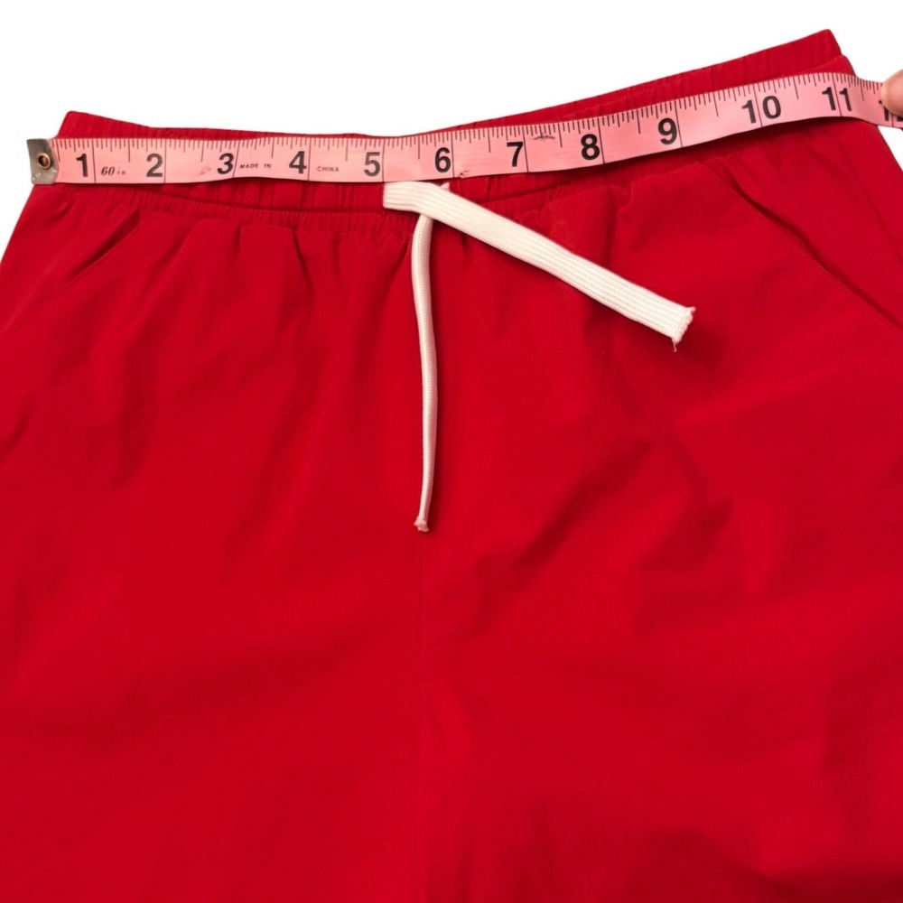 Saltwater Boys Company Red Performance Shorts Kids Size 10/12 Shark Logo NWT - Picture 7 of 11